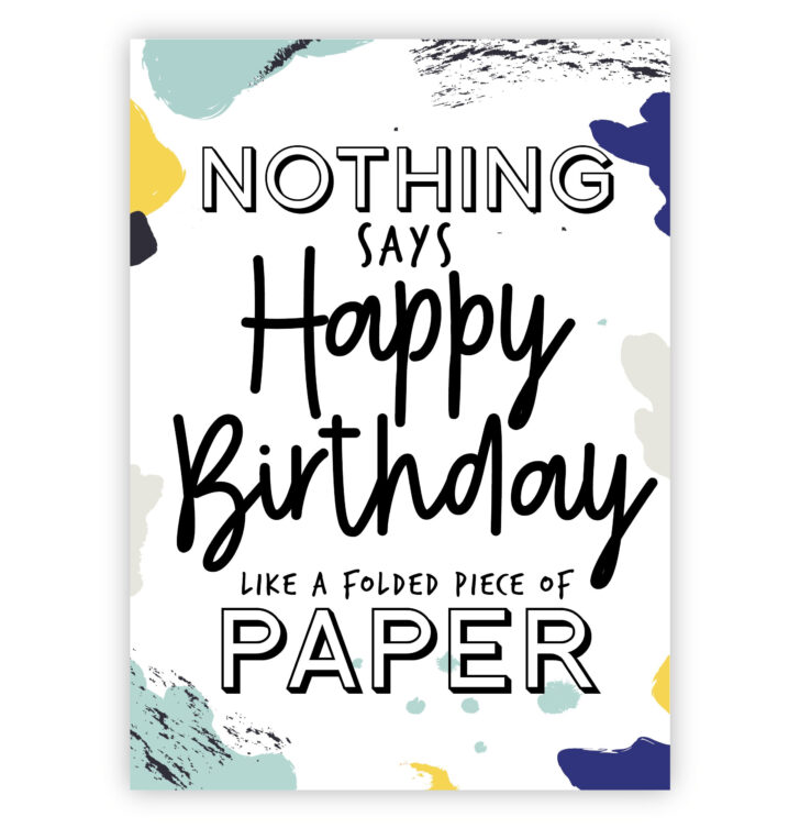 Printable Happy Birthday Card