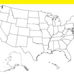 Printable Blank Map Of The Us: Perfect For Geography Lessons For Blank Map Of The United States Printable