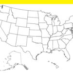 Printable Blank Map Of The Us: Perfect For Geography Lessons Inside Blank Map Of The Us States Printable