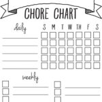 Printable Chore Chart   Sincerely, Sara D. | Home Decor & Diy Projects With Free Printable Chore Chart