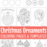 Printable Christmas Ornaments, Coloring Pages, & Blank Templates With Regard To Printable Christmas Tree Decorations