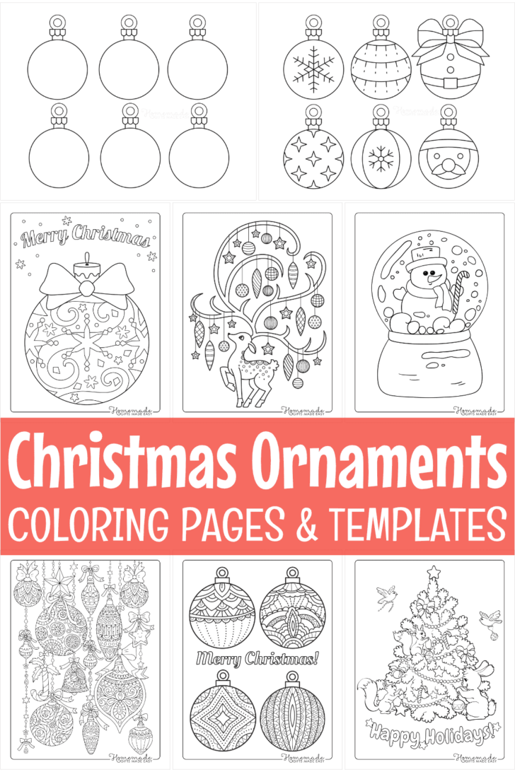 Printable Christmas Tree Decorations