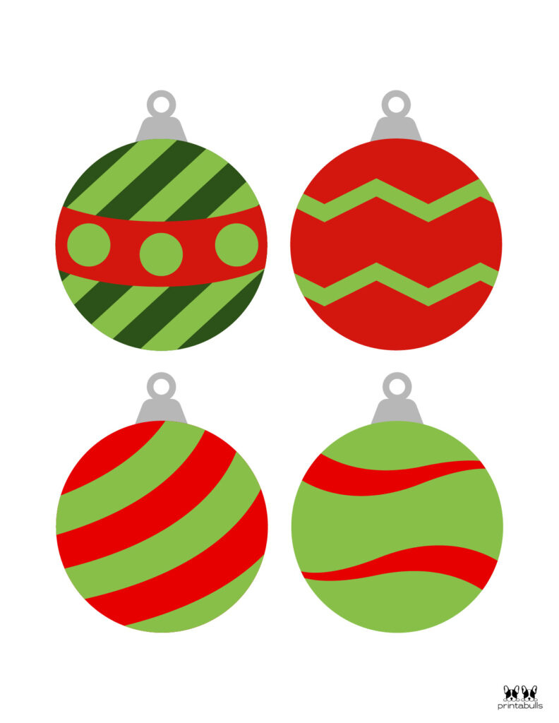 Printable Christmas Ornaments | Printabulls throughout Printable Christmas Tree Decorations