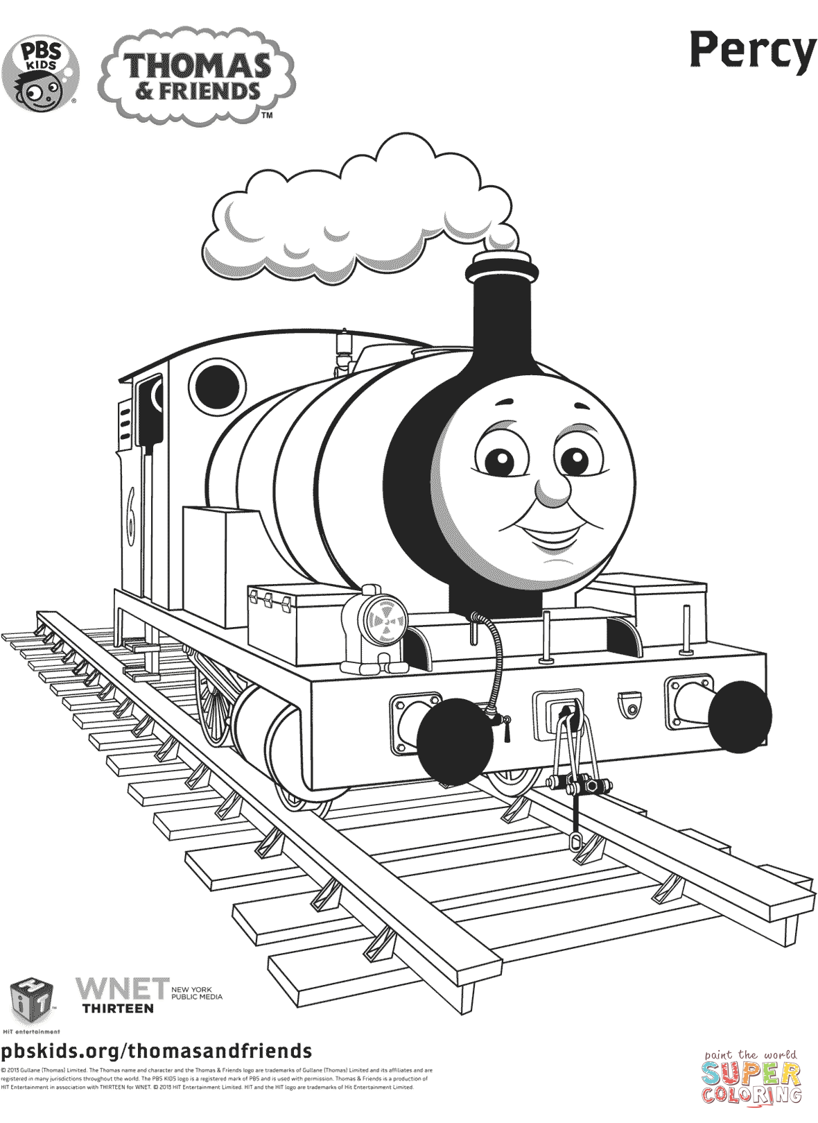 Printable Coloring Pages regarding Thomas The Train Printable Coloring Book