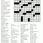 Printable Crossword Puzzles For Adults Easy Inside Free Printable Crossword Puzzles For Adults