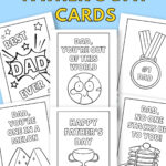 Printable Father'S Day Cards To Colour — Gathering Beauty In Printable Fathers Day Card