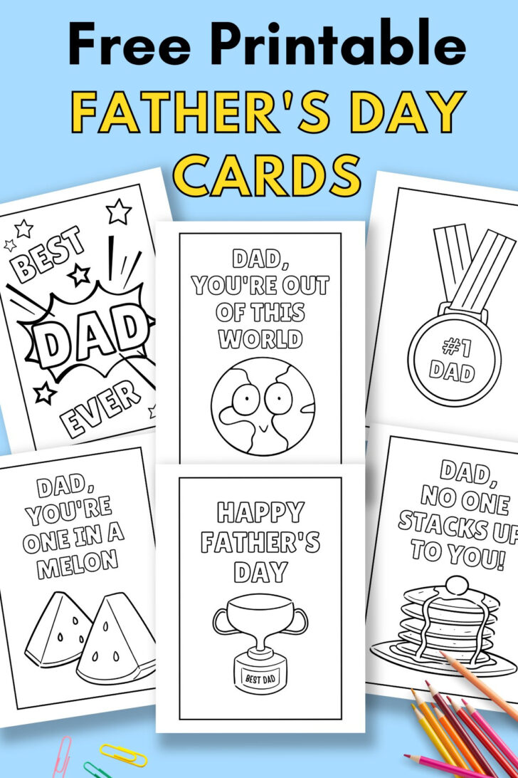 Printable Fathers Day Card