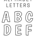 Printable Free Alphabet Templates Pertaining To Printable Alphabet Letters Free