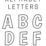 Printable Free Alphabet Templates With Alphabet Letters Printable Free