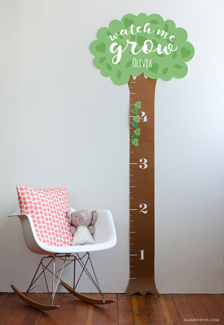 Printable Height Chart For Kids - Lia Griffith regarding Printable Growth Chart For Wall Free