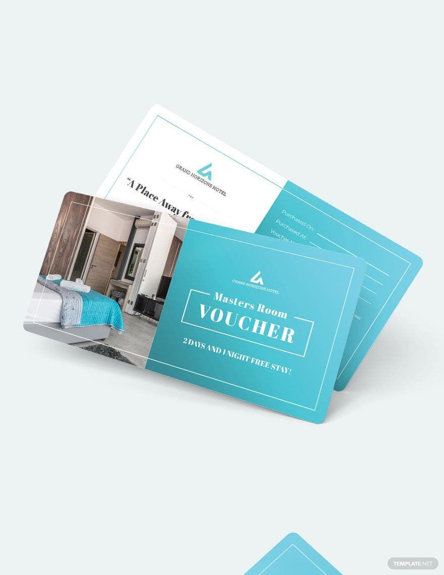 Printable Hotel Voucher Template In Illustrator, Psd, Pages, Word in Free Printable Hotel Vouchers