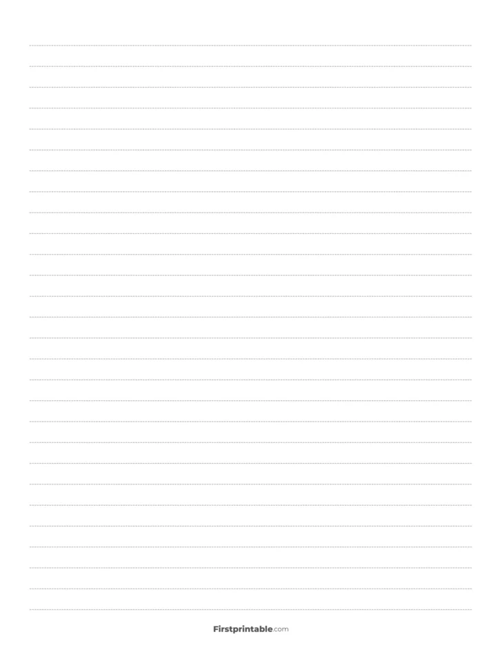 Lined Paper Printable Free