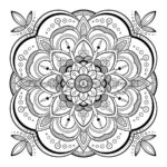 Printable Mandala Coloring Pages Coloring Page Mandala Coloring Throughout Mandala Coloring Book Printable