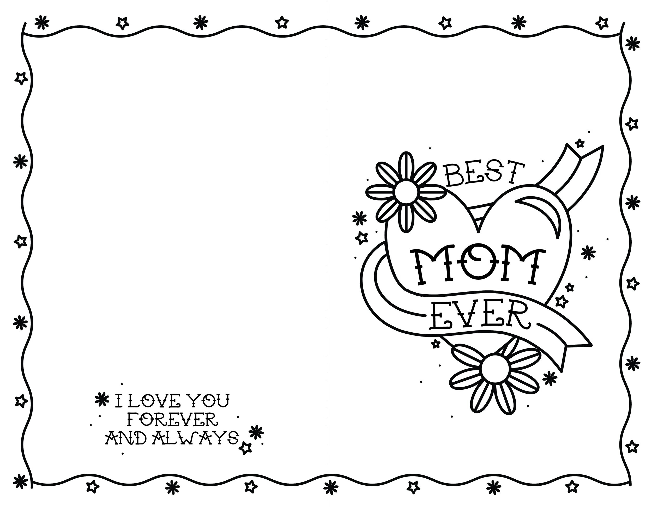 Printable Mother&amp;#039;S Day Card — Always &amp;amp; Whatever intended for Printable Mothers Day Cards