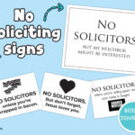 Printable No Soliciting Signs, Diy No Soliciting Sign, No Within No Solicitors Sign Printable