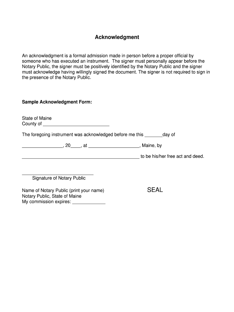 Printable Notary Forms - Fill Online, Printable, Fillable, Blank pertaining to Free Printable Documen Statementbe Notarized