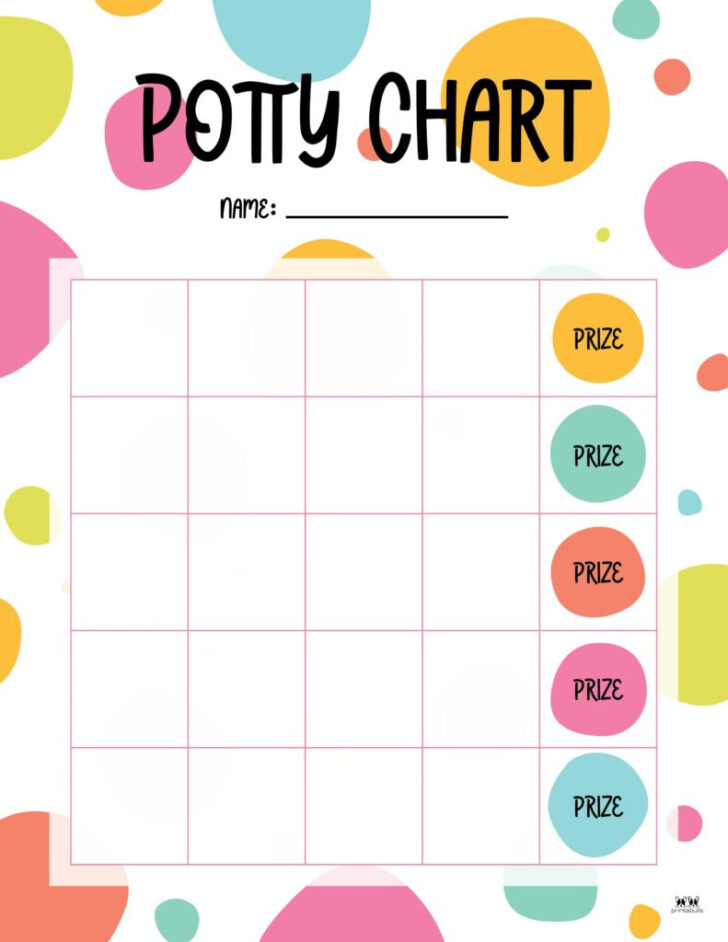 Potty Training Chart Free Printable