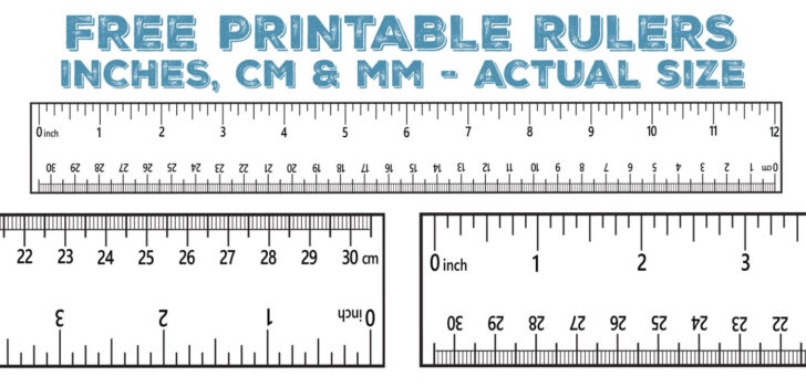 Printable Ruler With Mm