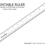 Printable Ruler   Free Accurate Ruler Inches, Cm, Mm   World Of Intended For Printable Ruler In Inches