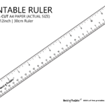 Printable Ruler   Free Accurate Ruler Inches, Cm, Mm   World Of With Regard To Printable Ruler With Mm