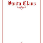 Printable Santa Letterhead Templates   12 Free Printables With Letterhead From Santa Printable