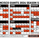 Printable Schedule   2024 | San Francisco Giants In Ny Giants Schedule 2024 Printable