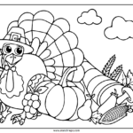 Printable Thanksgiving Coloring Page   Sketch Repo In Thanksgiving Coloring Sheets Printable