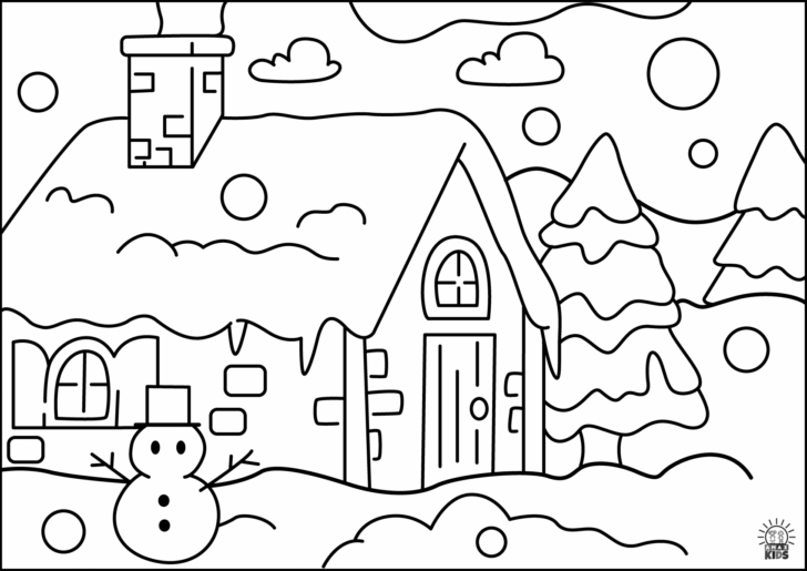 Printable Winter Coloring Sheets