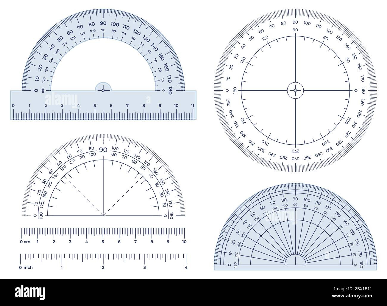 Protractor. Angles Measuring Tool, Round 360 Protractors Scale And regarding Protractor For Demo Printable