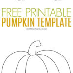 Pumpkin Craft Template (Free Printable Pdf) In Pumpkin Template Free Printable