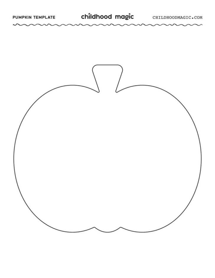 Pumpkin Templates Free Printable