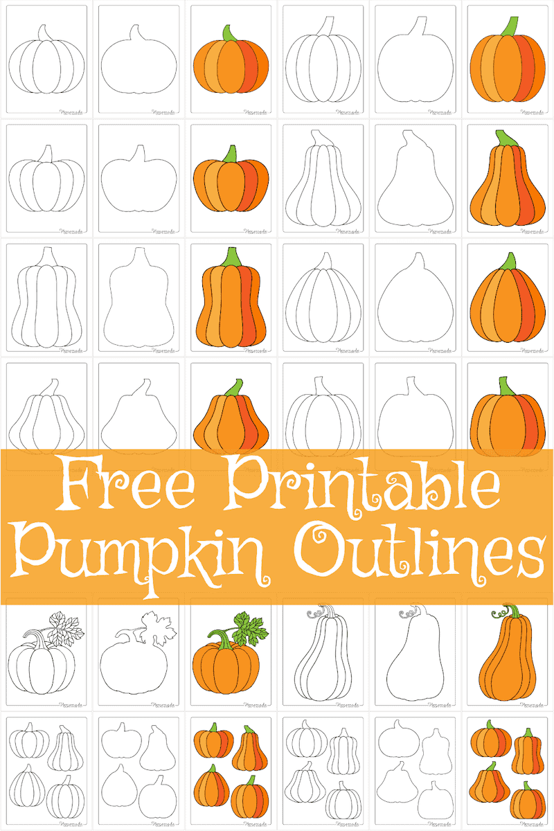 Pumpkin Template Printable Outlines &amp;amp; Patterns For Crafts inside Free Printable Pumpkin Templates