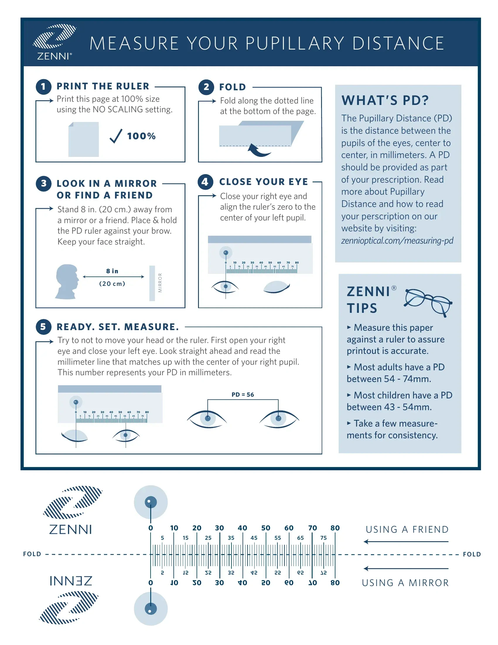 Pupillary Distance Form ≡ Fill Out Printable Pdf Forms Online regarding Printable Pupillary Distance Ruler