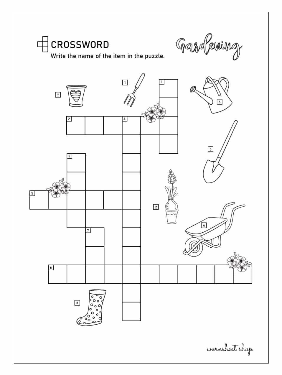 Puzzles - Worksheet Shop regarding Printable Puzzles For Kids