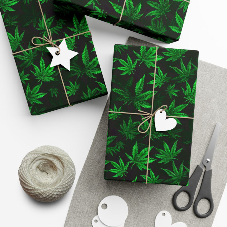 Stoner Gift Wrapo Paper Artwork Printable