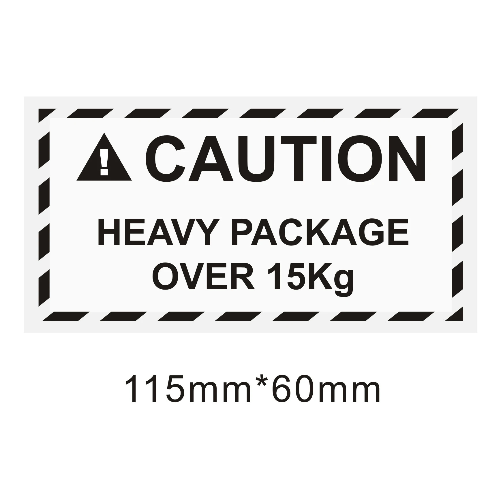 Rectangle Caution Heavy Team Lift Stickers Self Adhesive Shipping Labels Warehouse Postage Transport Heavy Warning with regard to Printable Heavy Package Sticker