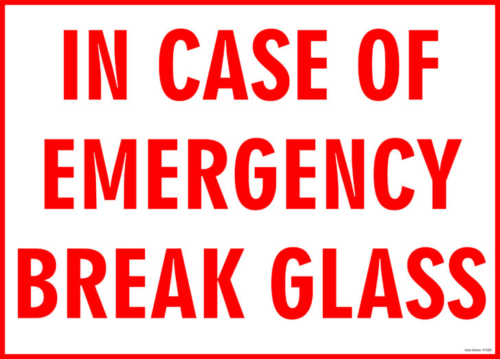 Printable in Case of Emergency Stickers