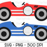 Retro Vintage Race Cars, Svg, Png, Instant Digital Download – Etsy regarding Printable Vintage Race Car Clipart