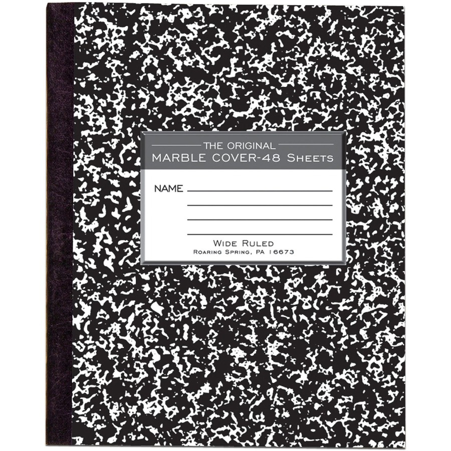 Roaring Spring Wide Ruled Flexible Cover Composition Book, 8.5&amp;quot; X pertaining to Free Printable Lined 9.75x7.5 Paper Template