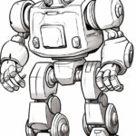 Robot Coloring Pages + 80 Free Drawings To Print And Color Throughout Free Printable Monster Robot