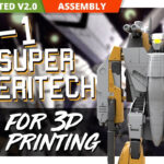 Robotech Vf 1 "Super Veritech" Valkyrie 3D Printing Model | Assembly Gambody In 3D Printable Veritech Fighter