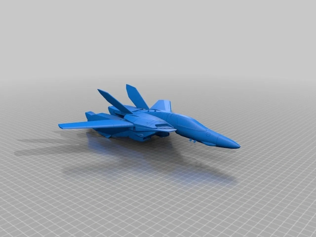 Robotech - Vf1 And Battleoidal Mon | Download Free Stl Model for 3D Printable Veritech Fighter