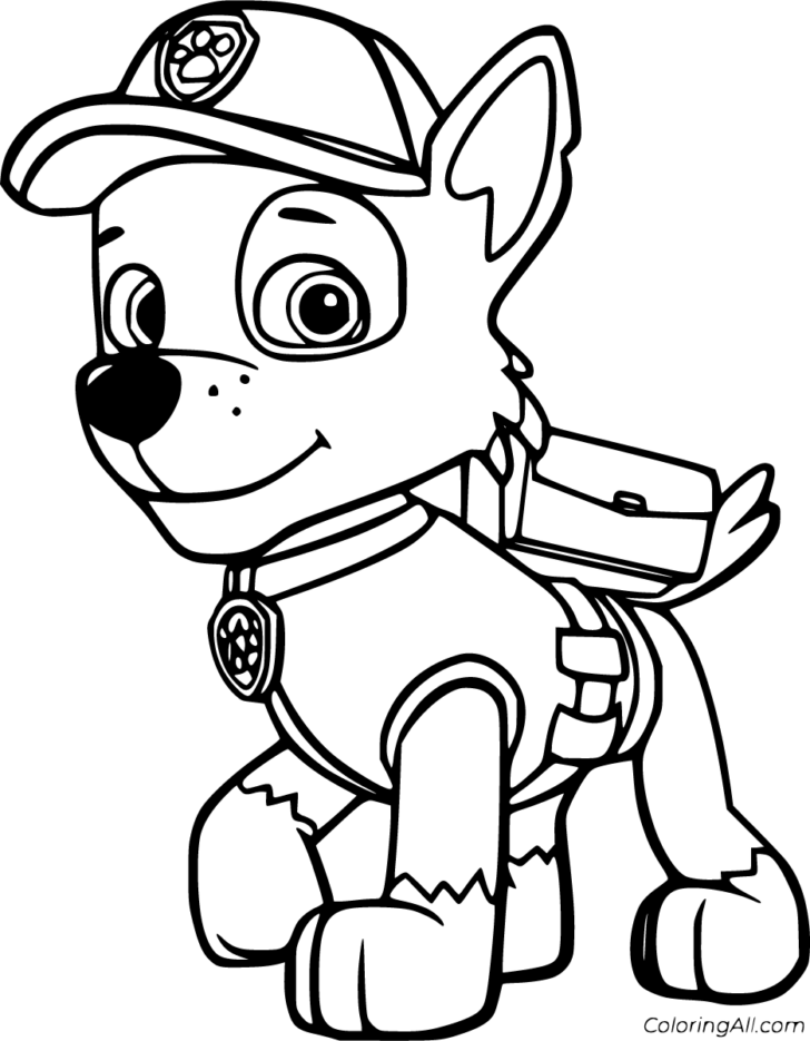 Paw Patrol Printable Colouring Pages