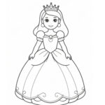 Royal Princess Coloring Page: Boost Creativity & Learn History With Princess Coloring Sheets Printable