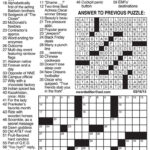 Sample Of Los Angeles Times Daily Crossword Puzzle (Grid Bottom With Regard To Los Angeles Times Crossword Puzzle Printable