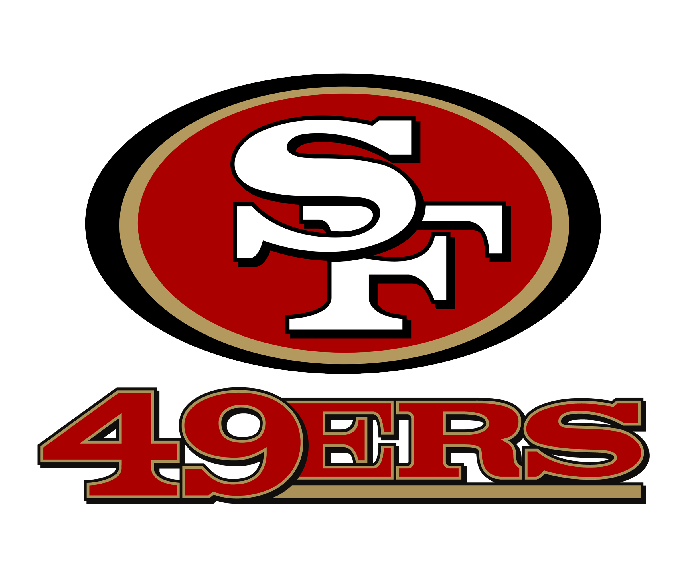 San Francisco 49Ers Logo Png Transparent &amp;amp; Svg Vector - Freebie Supply inside San Francisco 49Ers Printable Logo