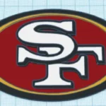 San Francisco 49Ers Logo Von Pmeineke | Kostenloses Stl Modell Throughout San Francisco 49ers Printable Logo