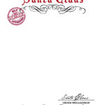 Santa Claus Stationary {Free Printable} Within Letter From Santa Free Printable