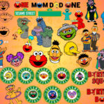 Sesame Street Characters Printable   Etsy In Printable Sesame Street Characters