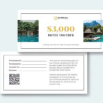 Simple Hotel Voucher Template In Publisher, Pages, Word, Psd With Regard To Free Printable Hotel Vouchers